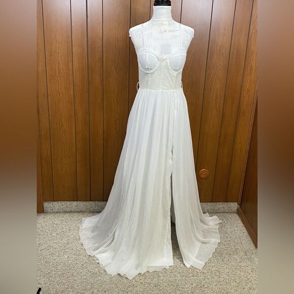 PatBo Lace Bustier Maxi Dress size 8 - Picture 3 of 11